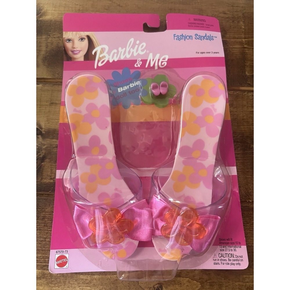 Vintage Y2K  Barbie Dress Up High Heels Shoes Hot Pink Child Size